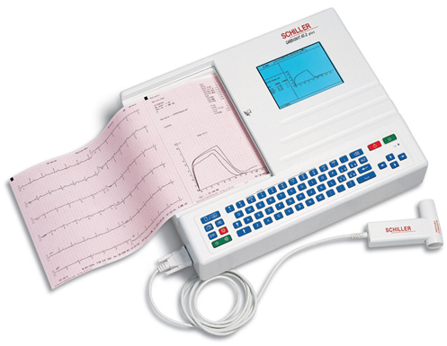 Schiller AT-2 Plus 12 Channel 12 Lead ECG System (Used)